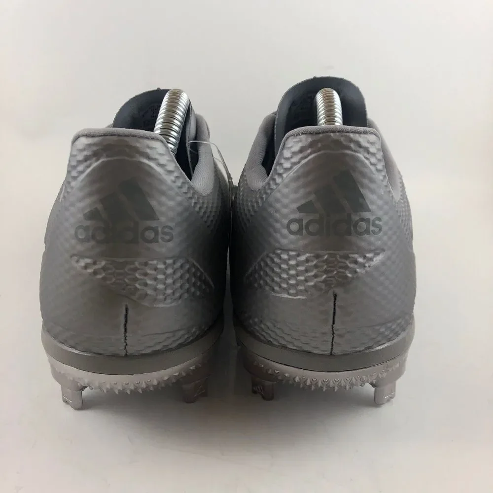 Adidas Adizero Afterburner 3 Metal Baseball Cleats Men's Size 13 Silver NCAA MLB